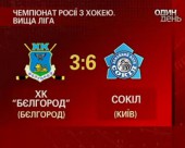 Київський "Сокіл" здолав російський "Бєлгород" - 3:6